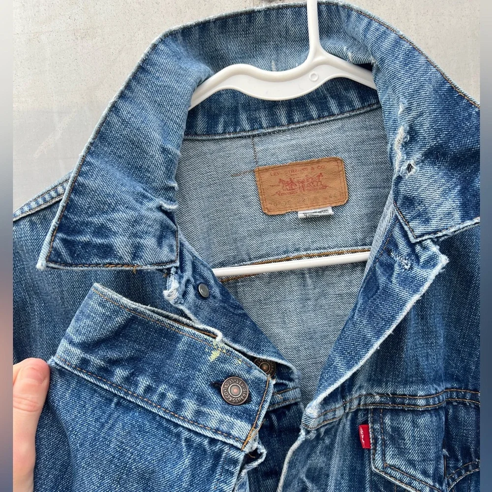 🔥RARE 🔥557XX TYPE III Vintage Levi’s Denim Trucker jacket - Picture 4 of 5